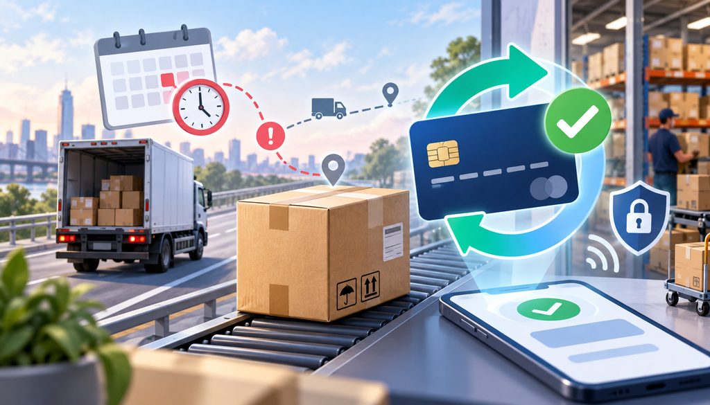 Reauthorizing payment for a delayed e-commerce shipment